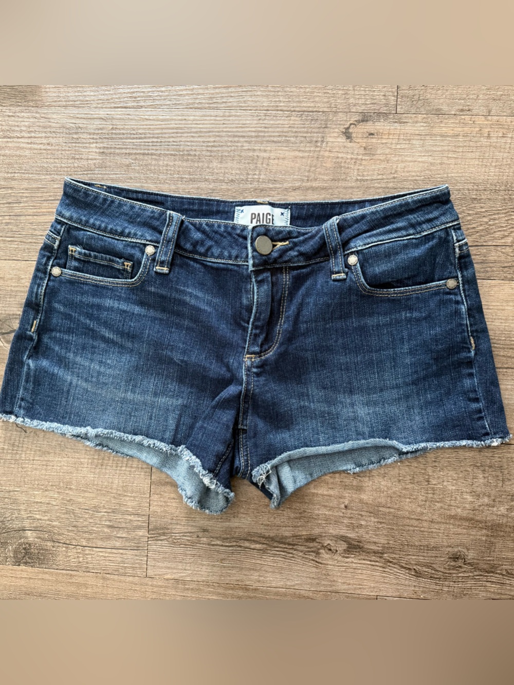 PAIGE Catalina Denim Shorts Size 25